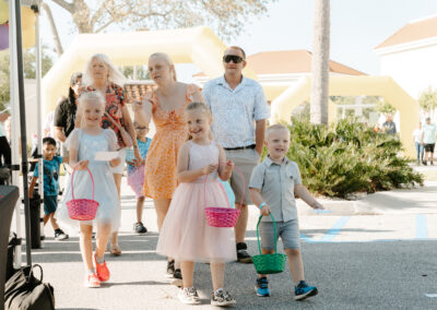 Families entering Easter Jam 2025