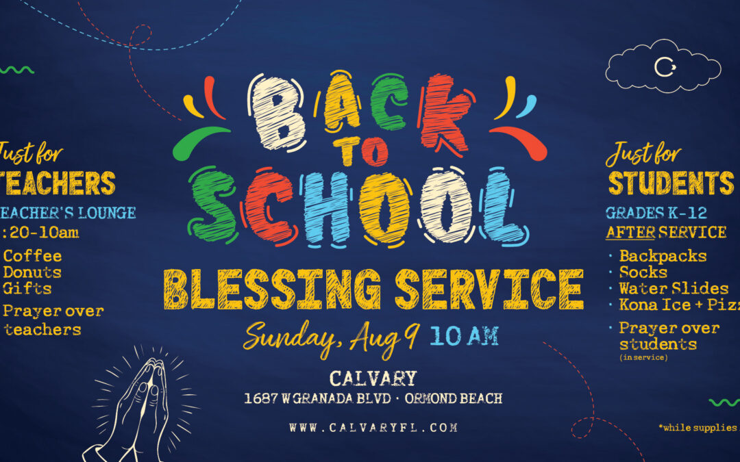 Back to School Blessing Service + Block Party